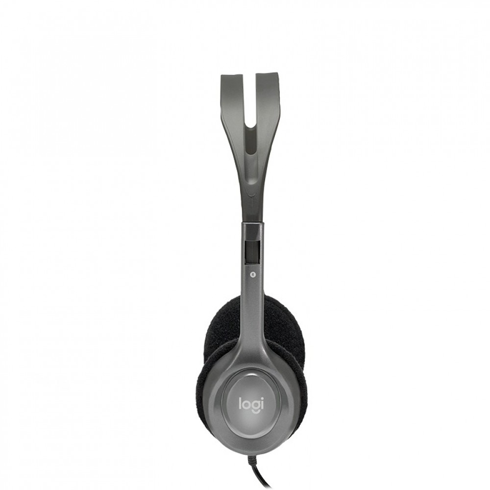 Logitech H110 Stereo Headset - 3.5mm Dual Plug Computer Headset