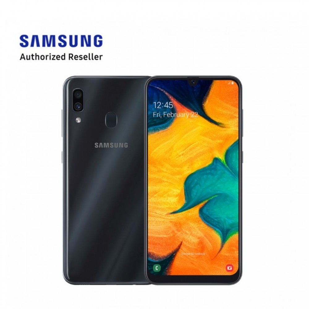 Samsung A30 2019 A305 – 64 Memory – 4GB RAM – Dual Back 16 MP + 5 MP & 16 MP front Camera