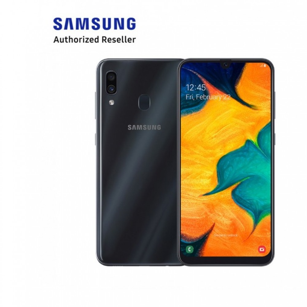 Samsung A30 2019 A305 – 64 Memory – 4GB RAM – Dual Back 16 MP + 5 MP & 16 MP front Camera