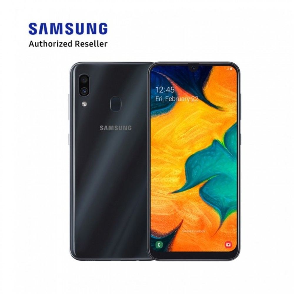 Samsung A30 2019 A305 – 64 Memory – 4GB RAM – Dual Back 16 MP + 5 MP & 16 MP front Camera