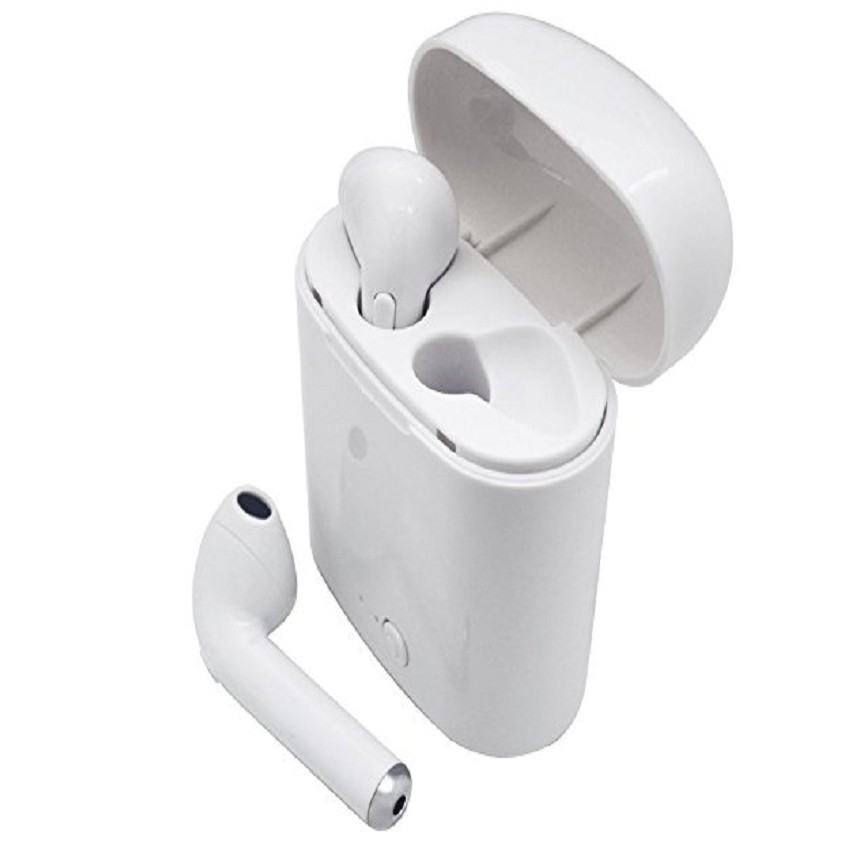 HBQ i7S TWS Wireless Airpods with Power Bank - White