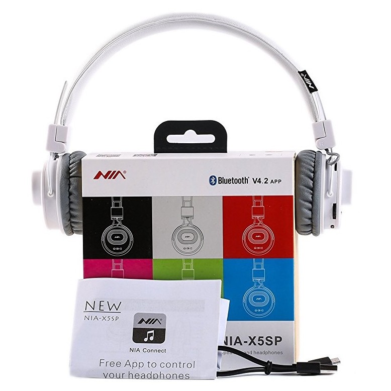 X5SP Bluetooth Wireless Headphone+Speaker - White