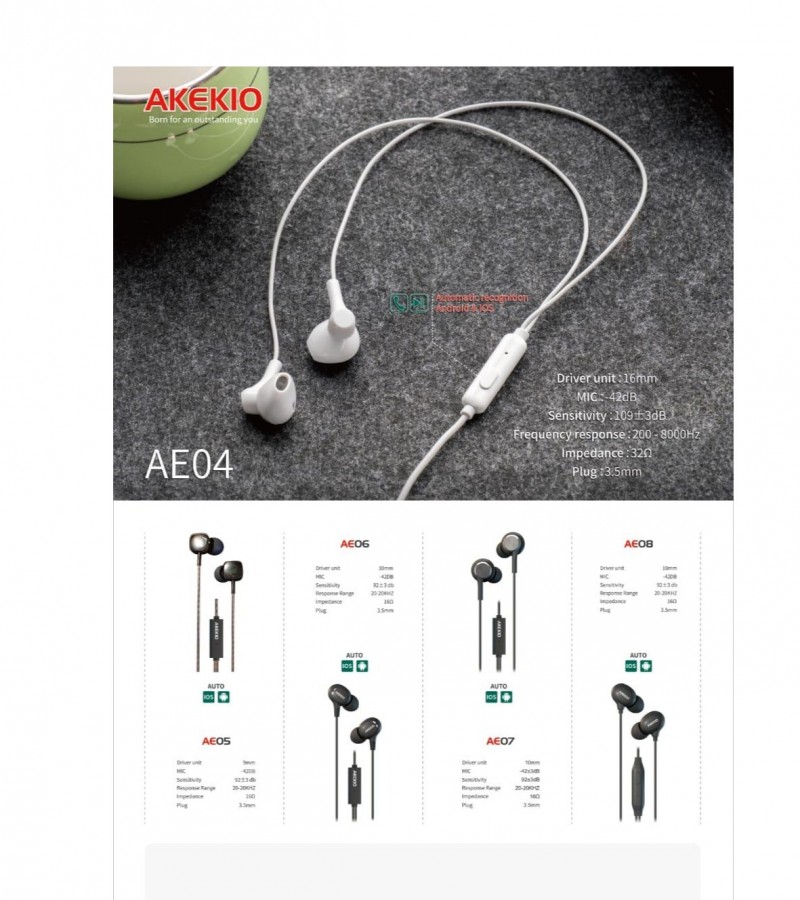AE04 White Bass Handsfree  HF184