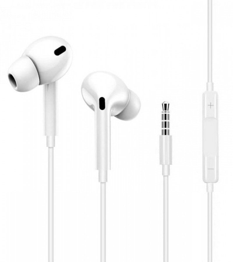 Wired Headphone Airpod Style Earbuds Apple EarPods Mm Headphone Plug