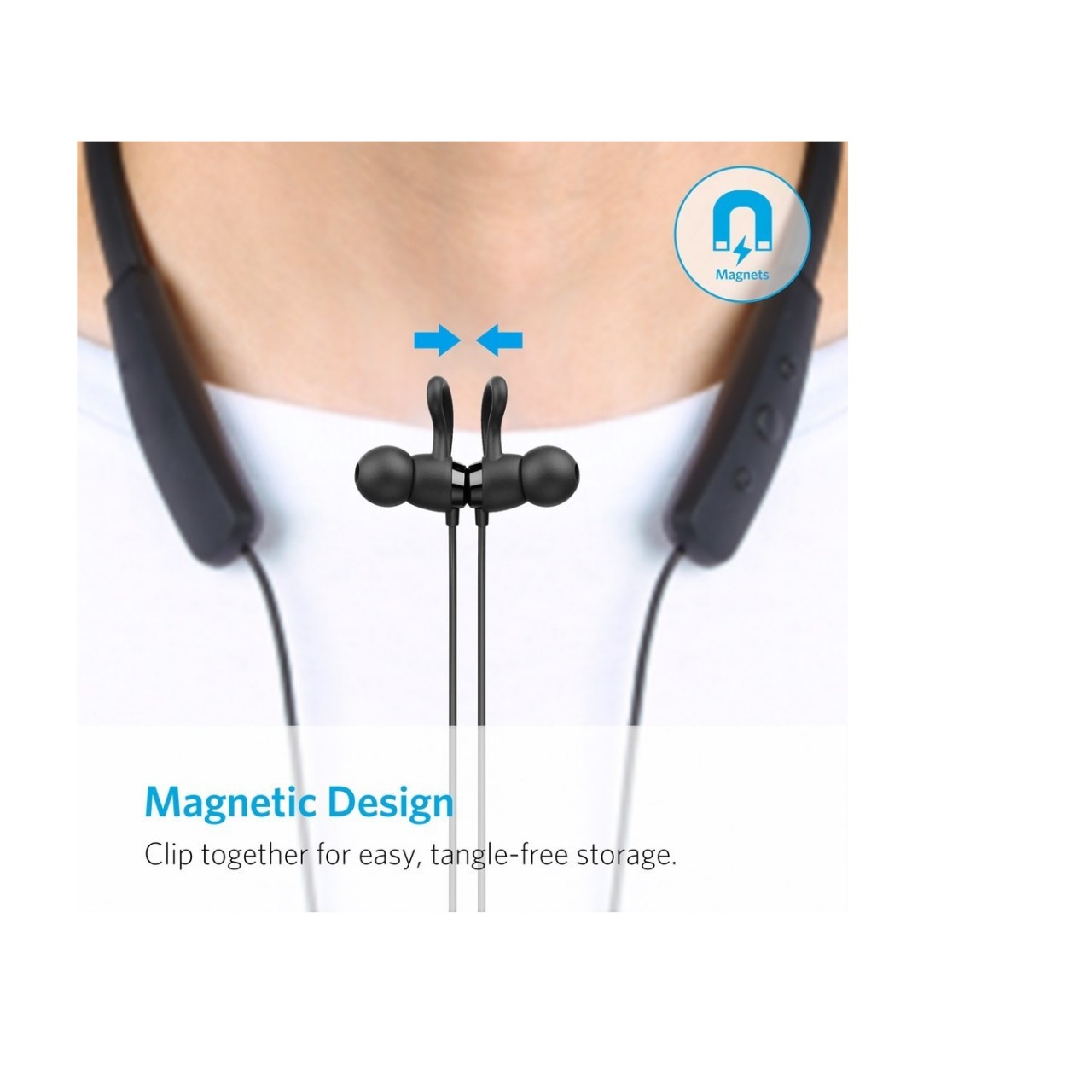 Anker A3271H11 SoundBuds Lite Neckband Earphone - 4.1 Bluetooth Technology