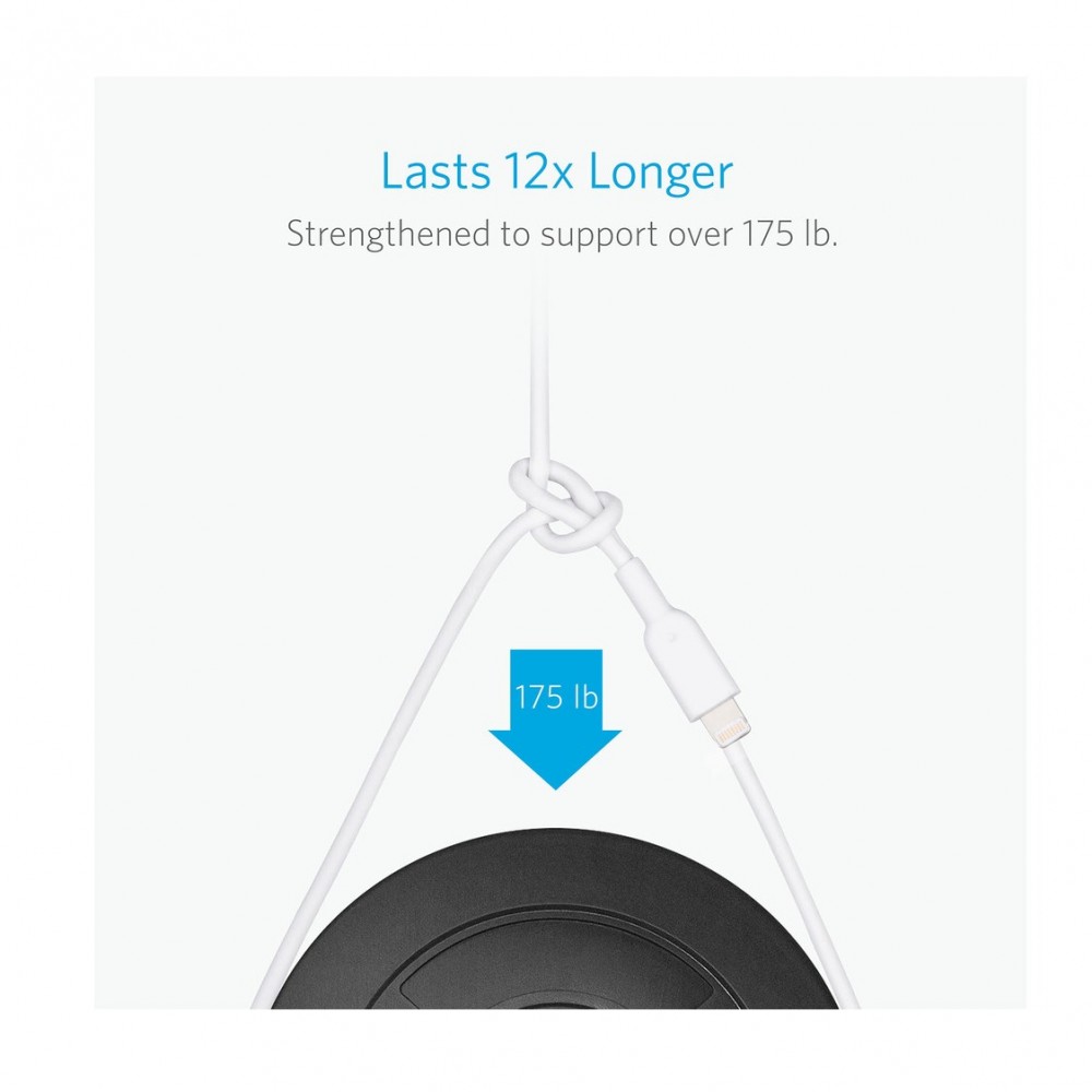 Anker Power Line II Data Cable For iPhone - 10 Feet Lightening Cable