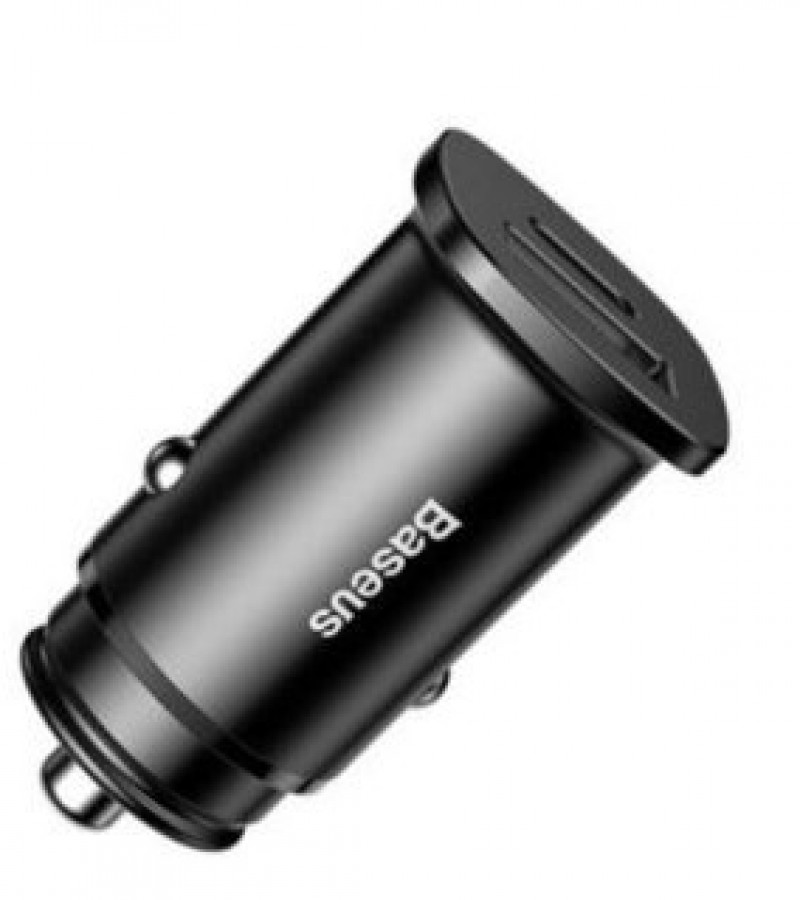 Baseus CCALL-AS01 USB & Type-C USB Aluminum Alloy Car Charger With Power Delivery