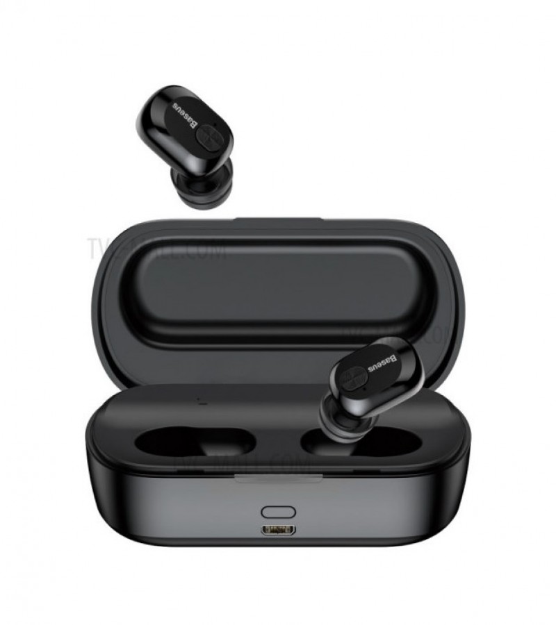 Baseus W01 TWS Bluetooth 5.0 True Wireless Earphone Headphone Mini Cordless Earbuds With Mic Headset