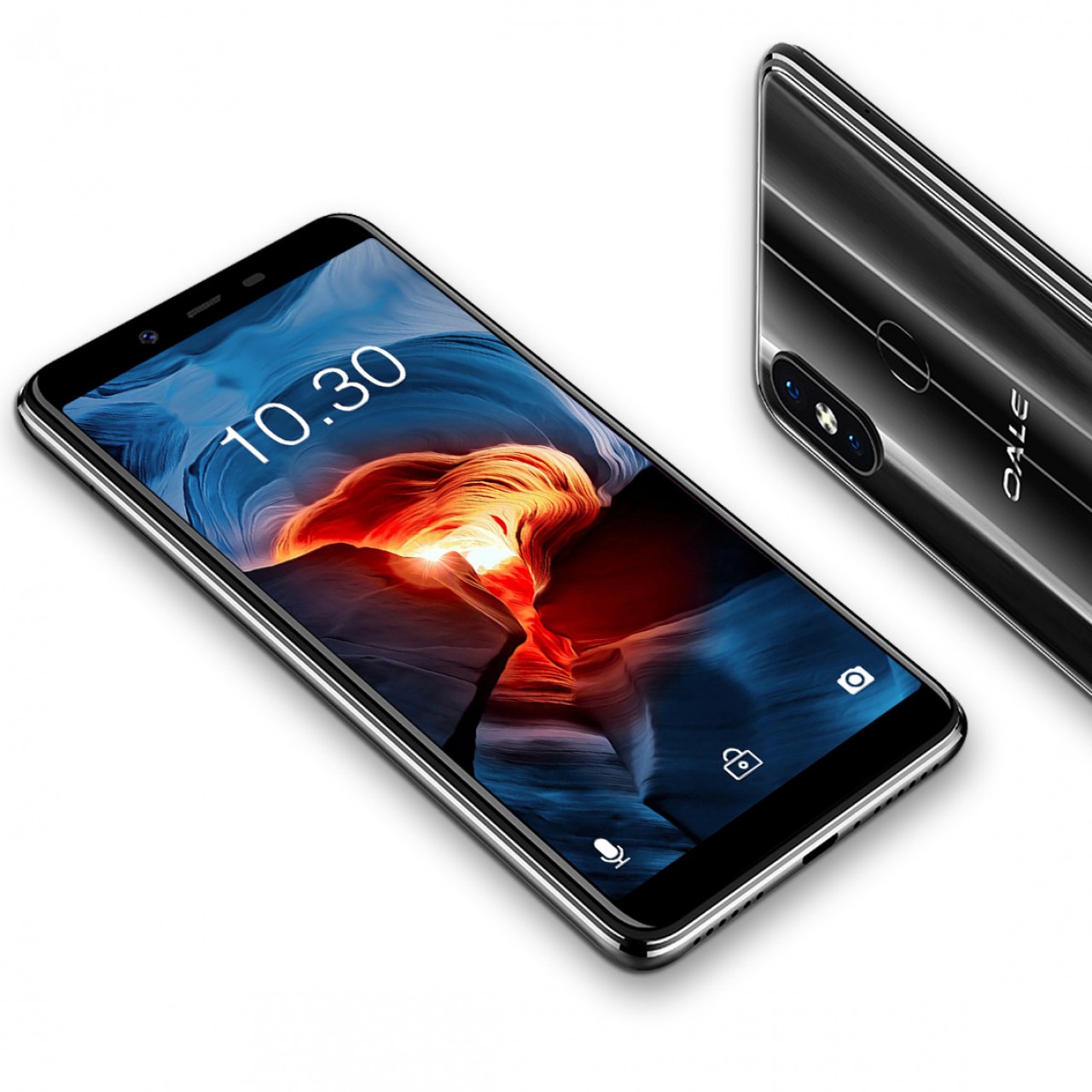 Black - Oale Mobile P3 Shiny Lumia Body Full Vision Display