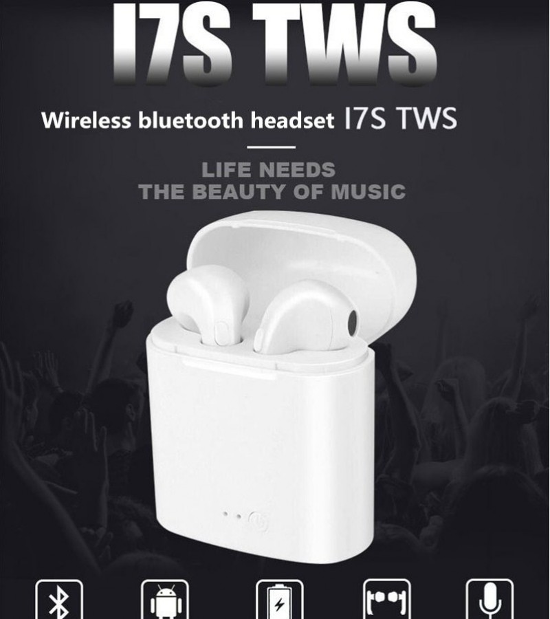 Bluetooth Earphones I7tws Charging Case Hbq I7 Tws Twins True