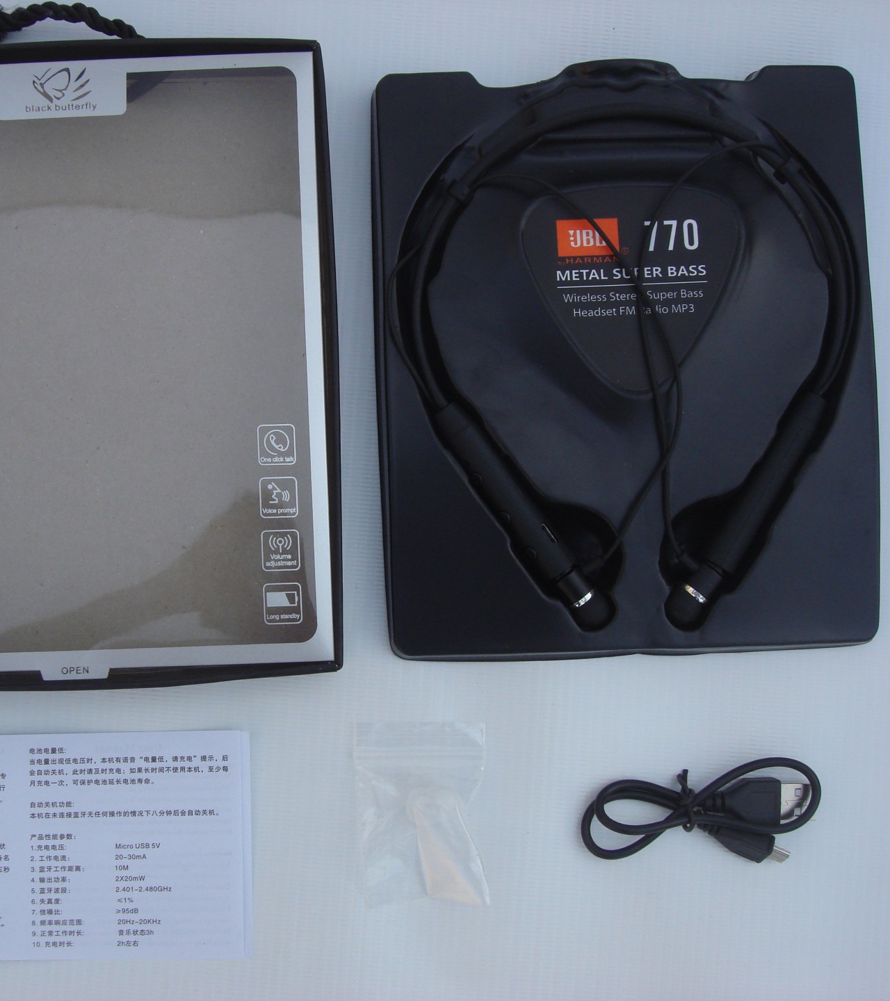 Neckband 770 Metal Magnetic Bluetooth Stereo Handfree