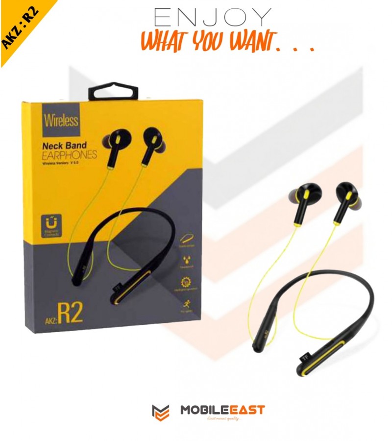 Neckband Collar Earphones Wireless Hybrid Dual Drive
