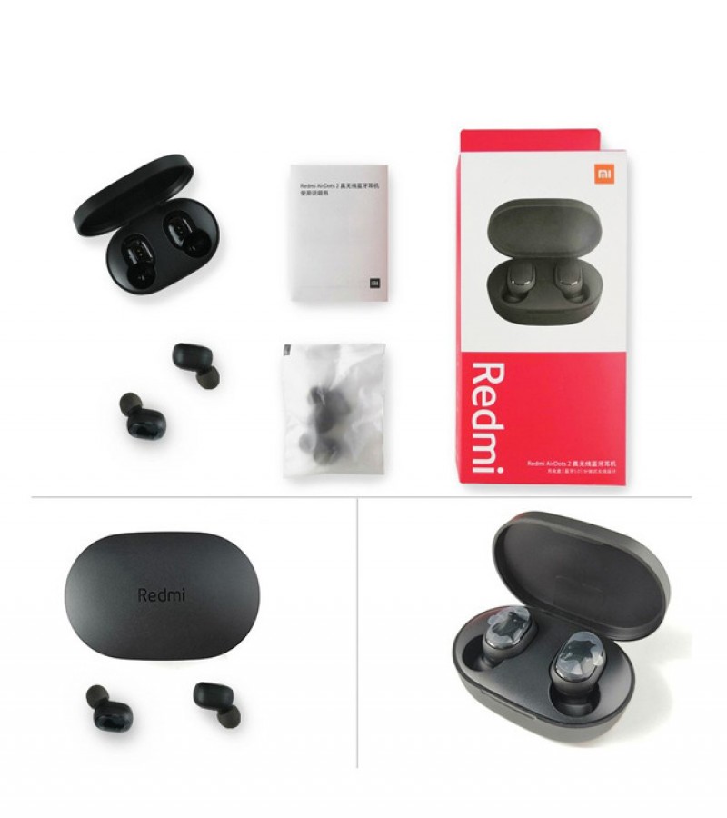 Original New Xiaomi Redmi Airdots 2 TWS Xiaomi Wireless Earphone Bluetooth 5.0 DSP