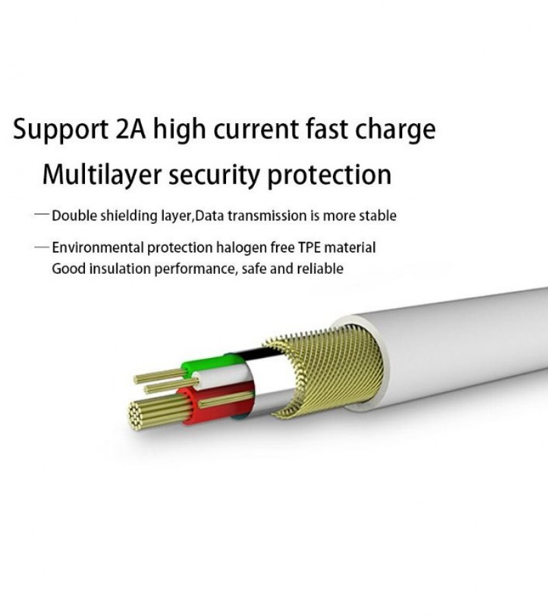 Qualcomm 1 Meter QC 3.0 Micro USB Fast Charging Cable + Data Cable / Sync Cable