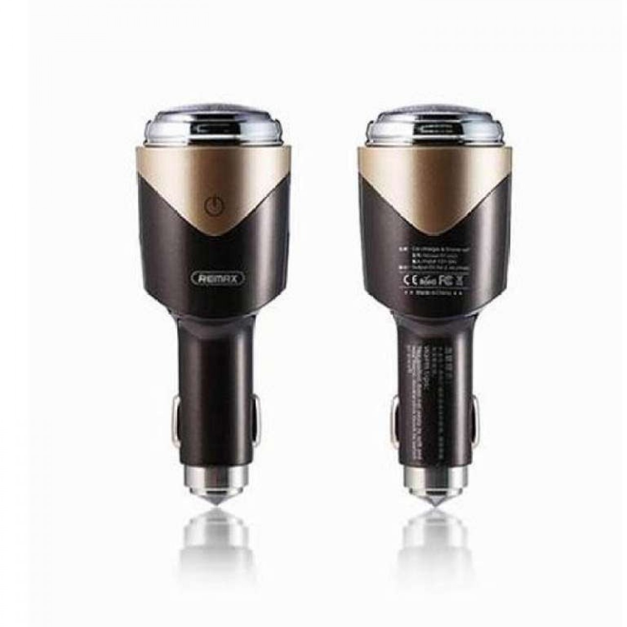 Remax 3 in 1 Smart Car Charger & Safety Hammer & Shaver RT - SP01