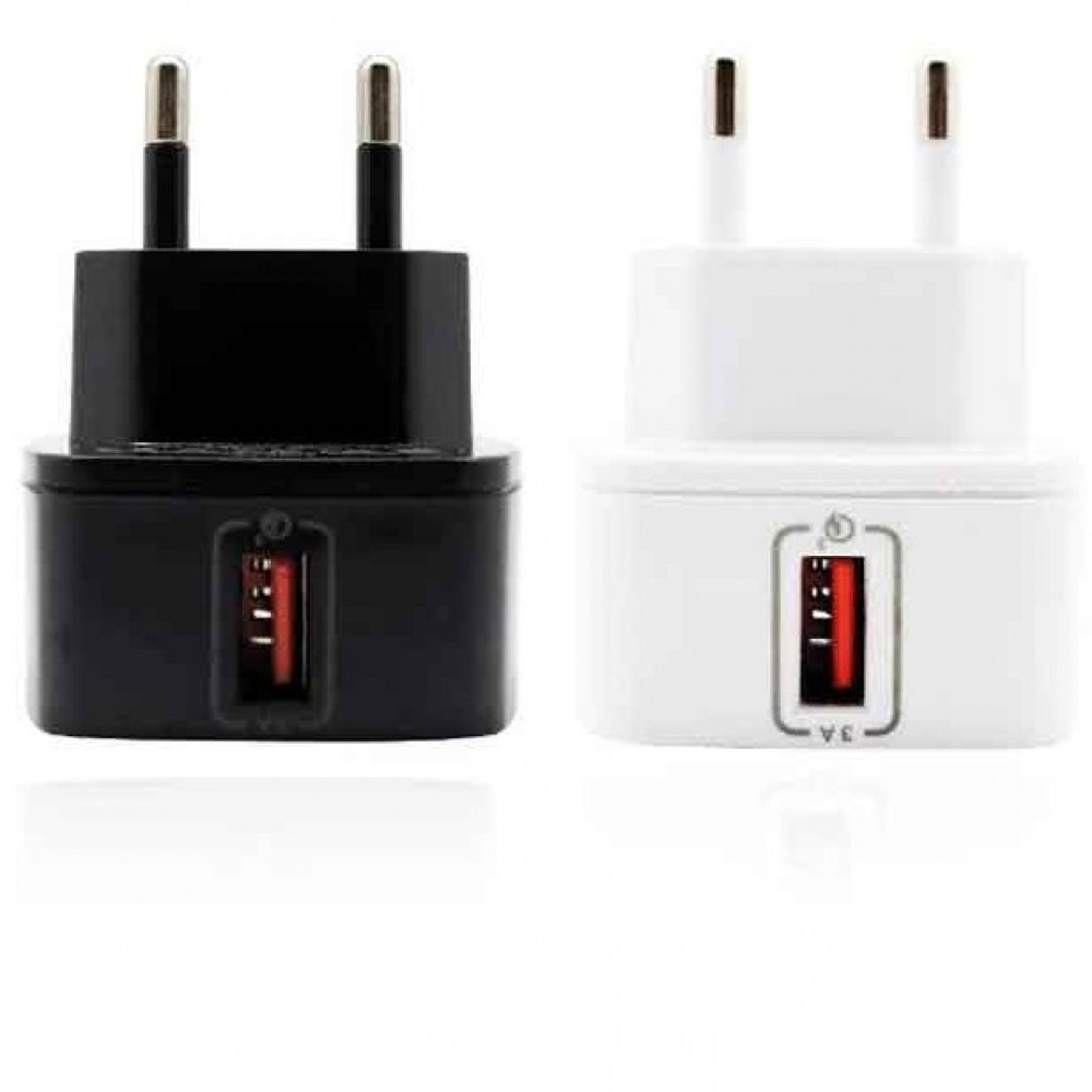 Remax Fast Charger RP-U114 Single Port Quick Charger 3A - Black