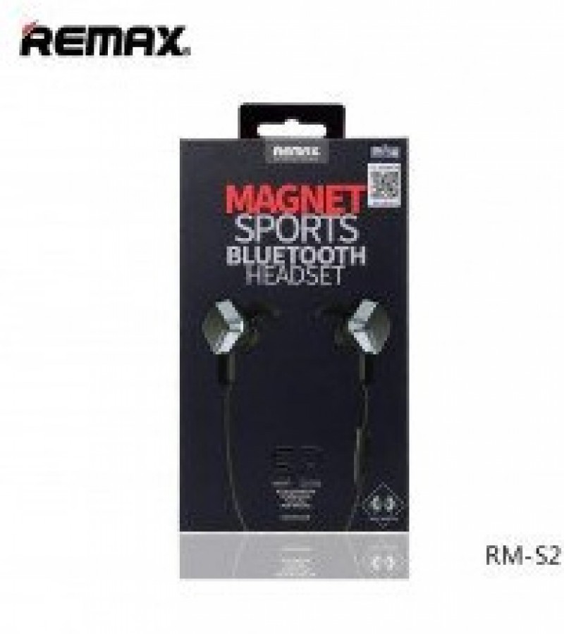 Remax RB-S2 Magnet Sports Bluetooth Headset - Bluetooth: 4.1