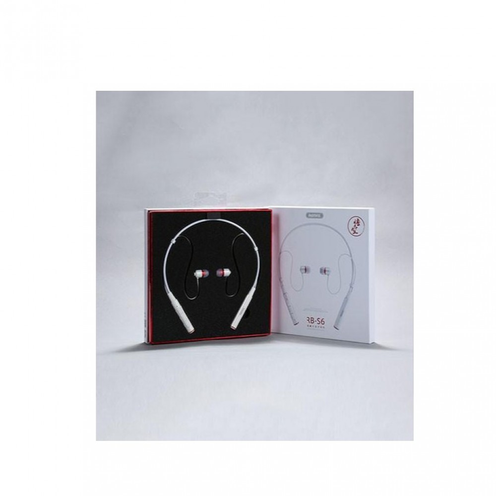 Remax RB-S6 Wireless Stereo Neckband Bluetooth Headset - Bluetooth-V4.1