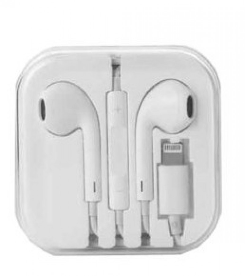 Remax RX-L03 Wired Earphone With Lightning Jack – White