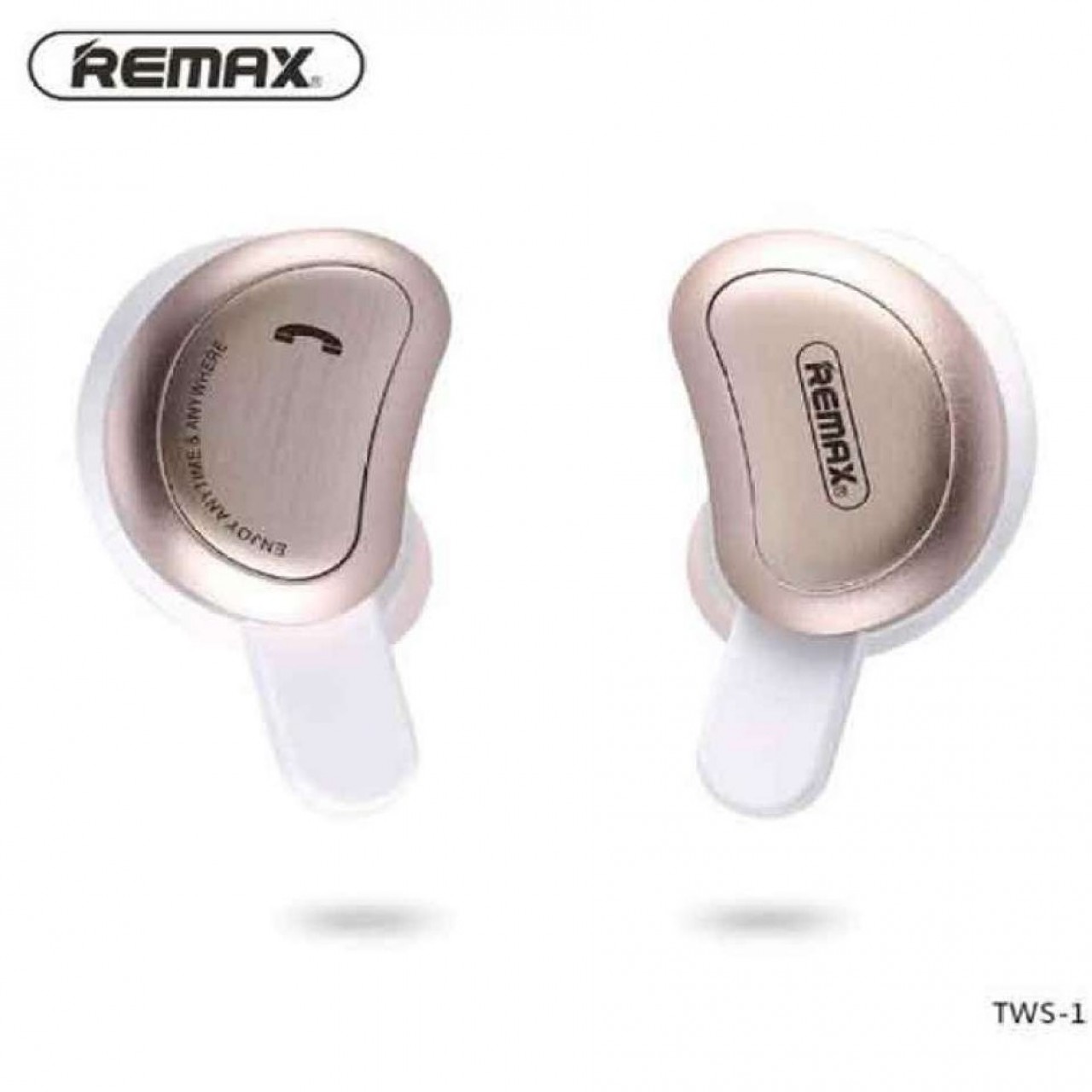 Remax TWS-1 New Bluetooth Earphone Wireless 3D Stereo Earphones Mini Stereo Headset with Charging