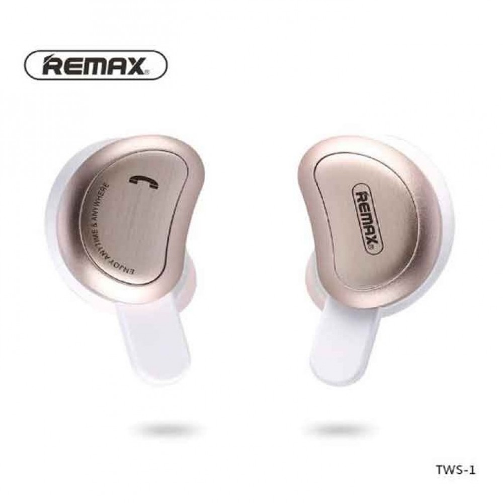 Remax TWS-1 New Bluetooth Earphone Wireless 3D Stereo Earphones Mini Stereo Headset with Charging