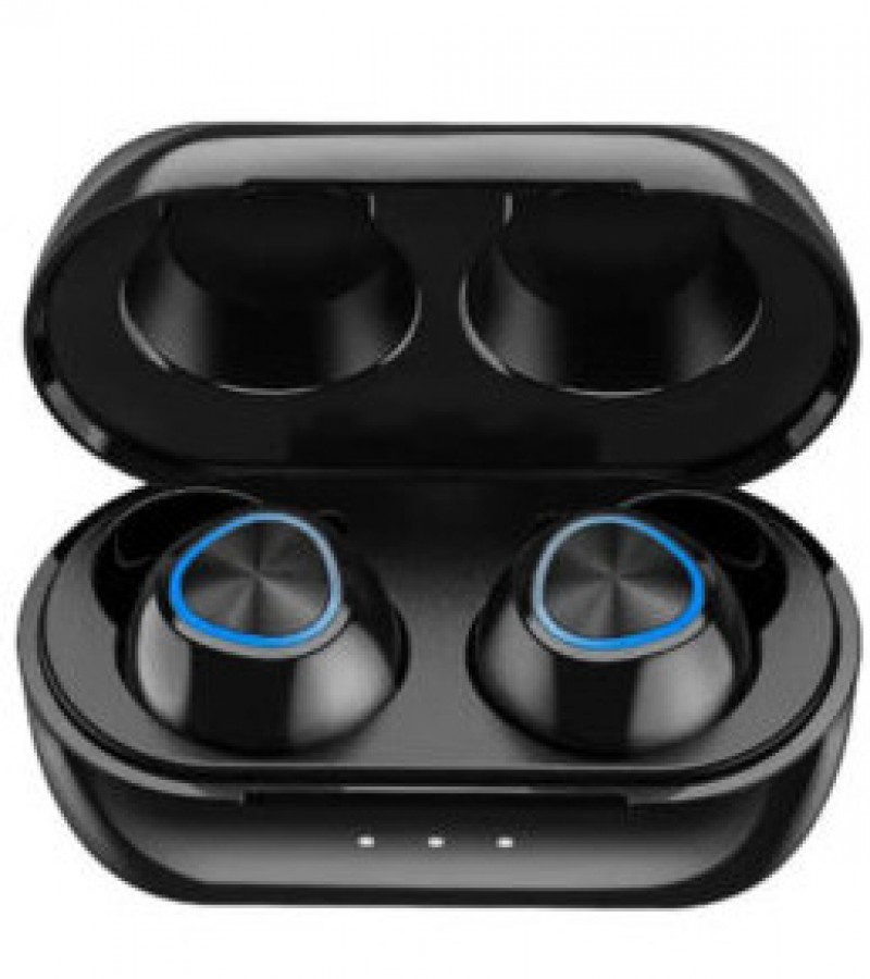 Remax TWS-16 Bluetooth 5.0 True Wireless Earphones – Black