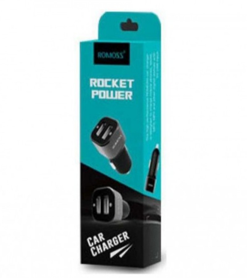 Romoss AM12 Car Charger Rocket Power 2USB 2.4A