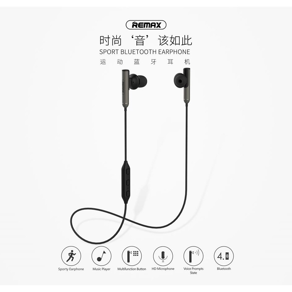 S9 Bluetooth V4.1 Sport Headphone Headset - Black