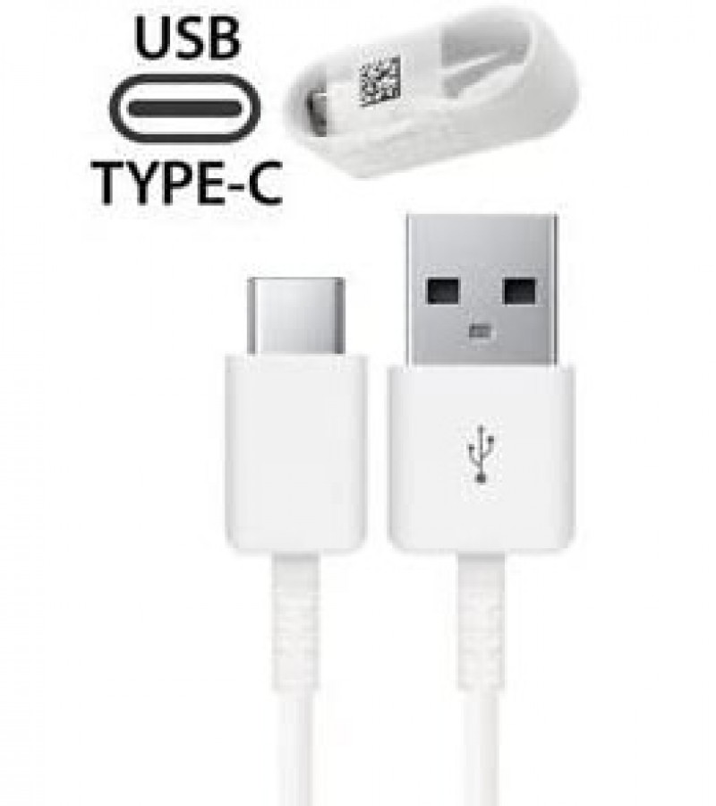 Samsung Galaxy S10 Plus 15W with certified USB Type-C Data and Charging Cable. (WHITE)