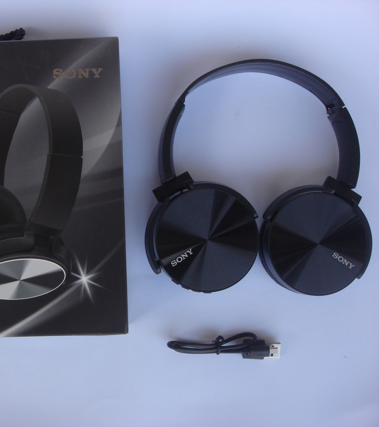 Sony 450BT On-Ear EXTRA BASS wireless Headphones - Black