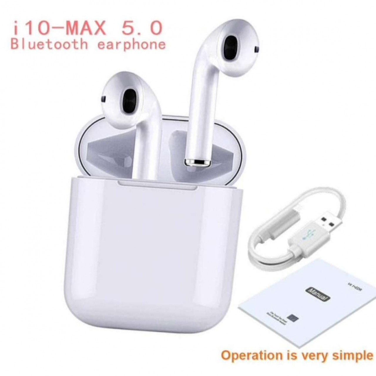 Twin True Bluetooth Earpiece Wireless Bluetooth Earbuds- i10