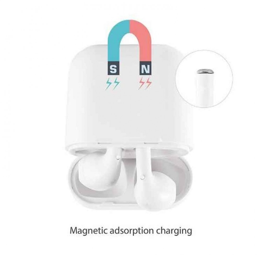 Twin True I9S Wireless Bluetooth V4.2 Earbuds, Double Earpiece, Twins Earphones with Magnetic Charge