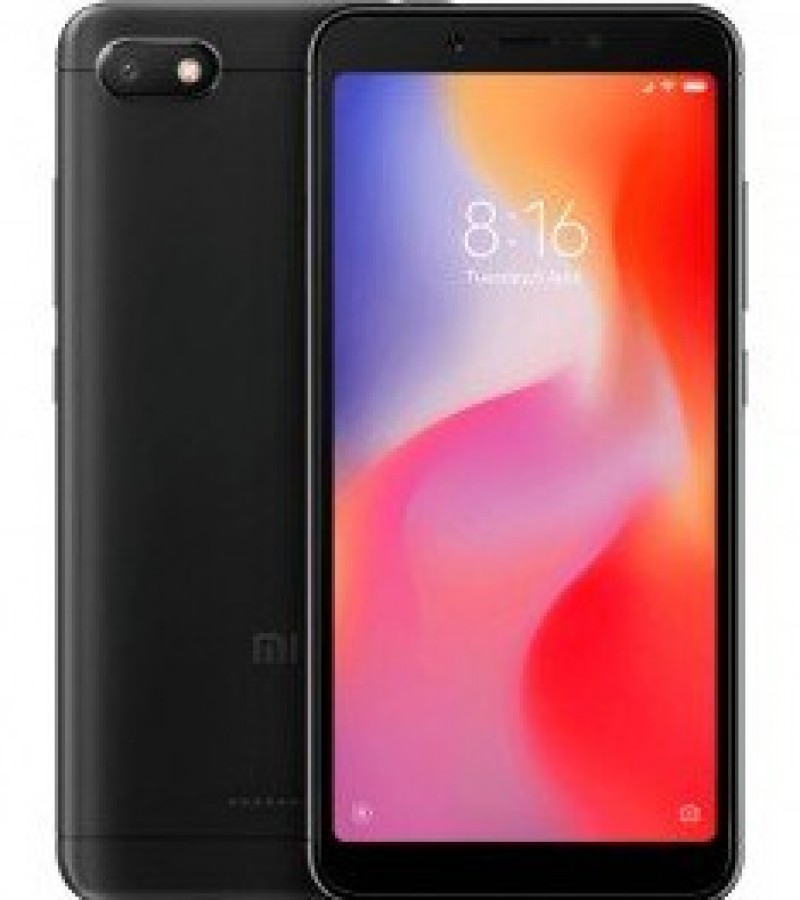 Xiaomi Redmi 6 – Dual(2) 12+ 5 Back & 5 MP Front Camera a- 32GB Memory – 3GB RAM – 5.45’’ Displ