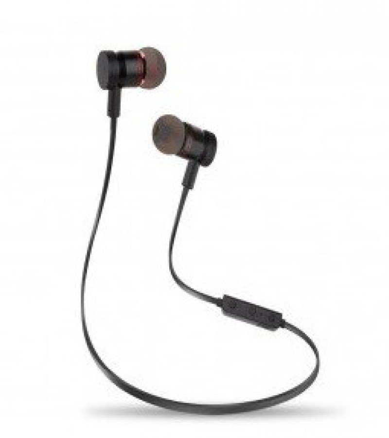 Xt6 Magnetic Sweatproof Sports Wireless Bluetooth V4.1 Black