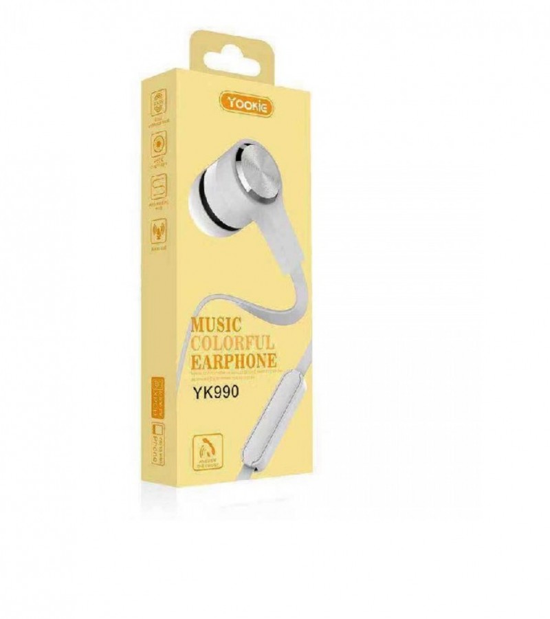 YOOKIE MUSIC COLORFUL EARPHONE YK990  HF165