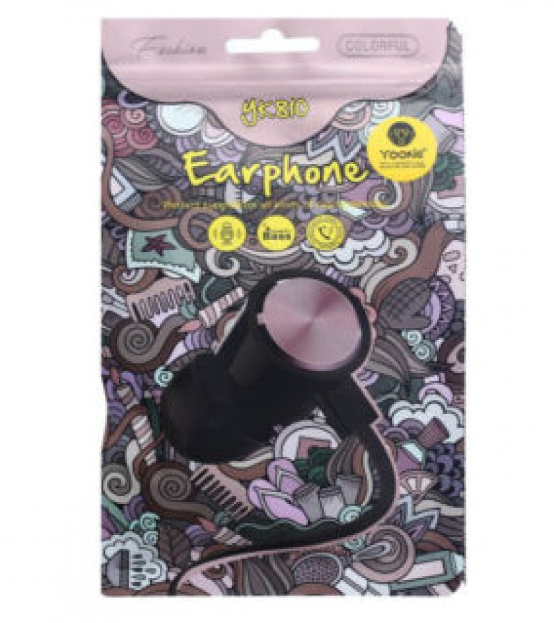 Yookie YK810 Colorful Series 3.5 Mm 100 Cm Stereo Black