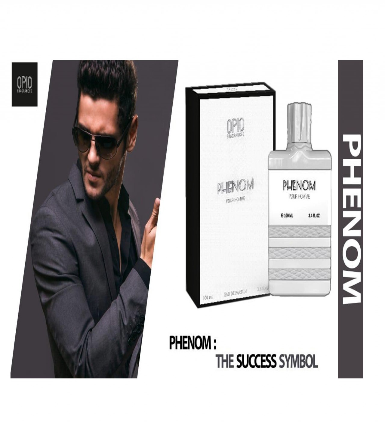 Opio PHENOM  Perfume For Men - Eau De Parfum - 100 ml