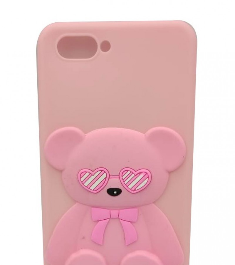 Oppo Pink Bear Case For A3S