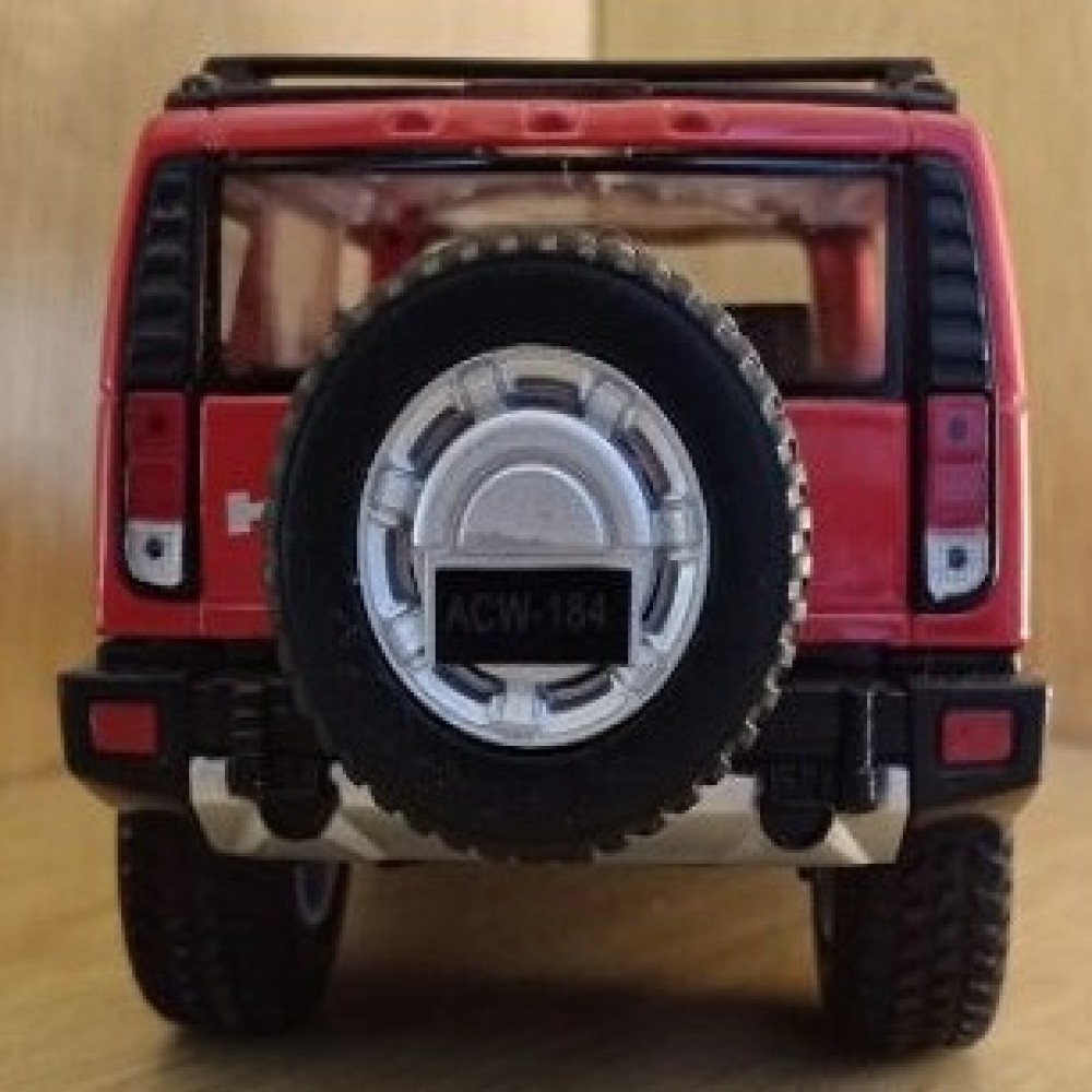 2008 Hummer H2 SUV 7" 1/32 Scale By Kinsmart KT7006 Toy Car