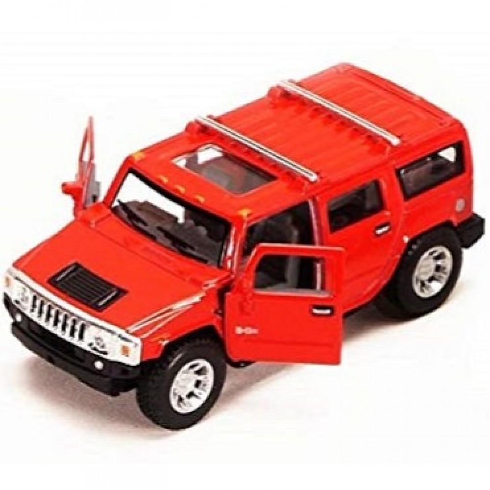 2008 Hummer H2 SUV 7" 1/32 Scale By Kinsmart KT7006 Toy Car
