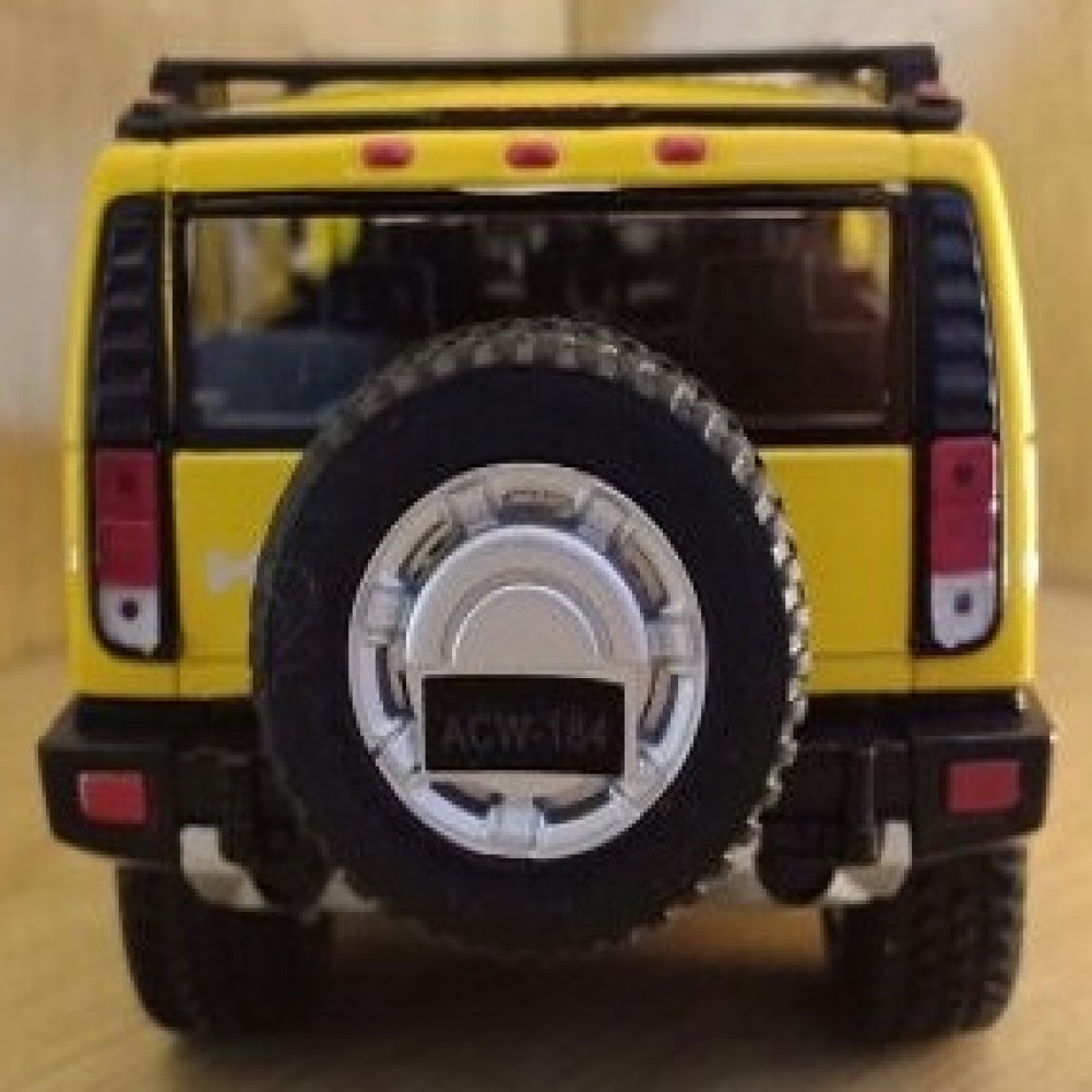 2008 Hummer H2 SUV 7" 1/32 Scale By Kinsmart KT7006 For Kids