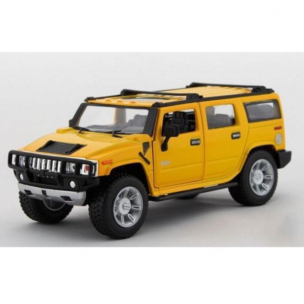 2008 Hummer H2 SUV 7" 1/32 Scale By Kinsmart KT7006 For Kids
