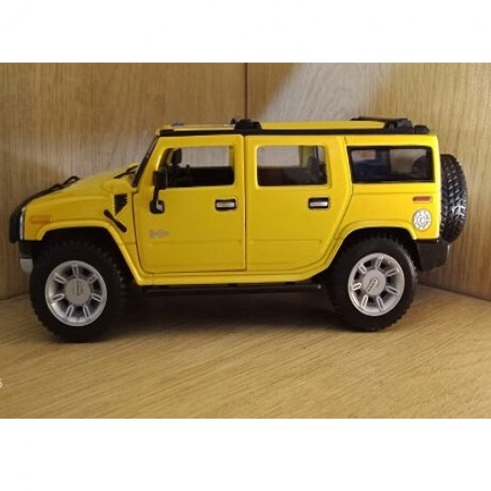 2008 Hummer H2 SUV 7" 1/32 Scale By Kinsmart KT7006 For Kids