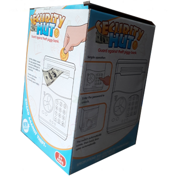 Security Hut Guard Against Theft Piggy Bank - Kids ATM