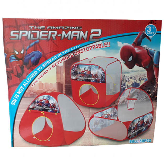 The Amazing SPIDER-MAN 2 Tent For Boys - 50 Balls