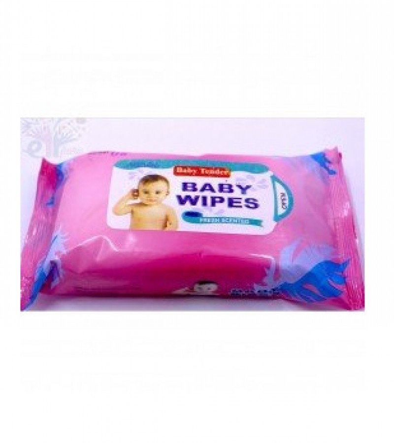 Baby Tender Baby Wipes With Fresh Scented – Parents Choice - 80 wipes