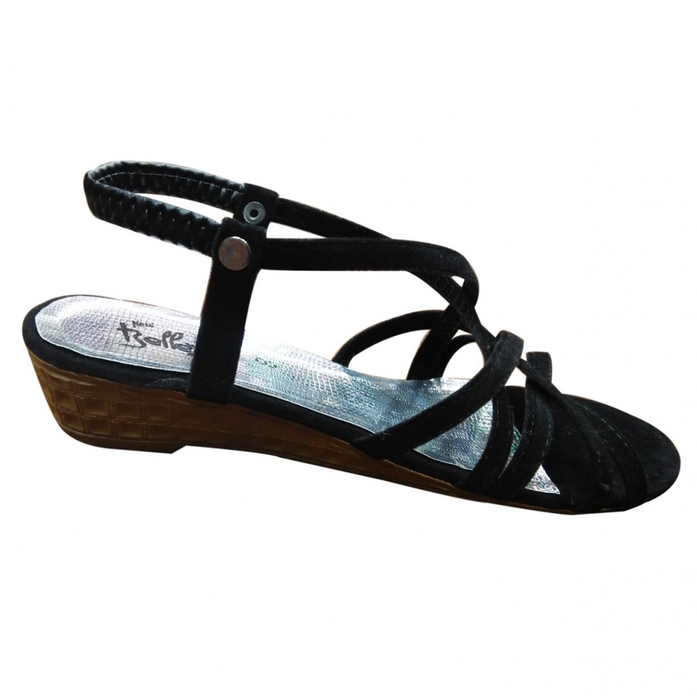 Belleza Fancy Partywear Shoes for Women - Black - 7 To 10