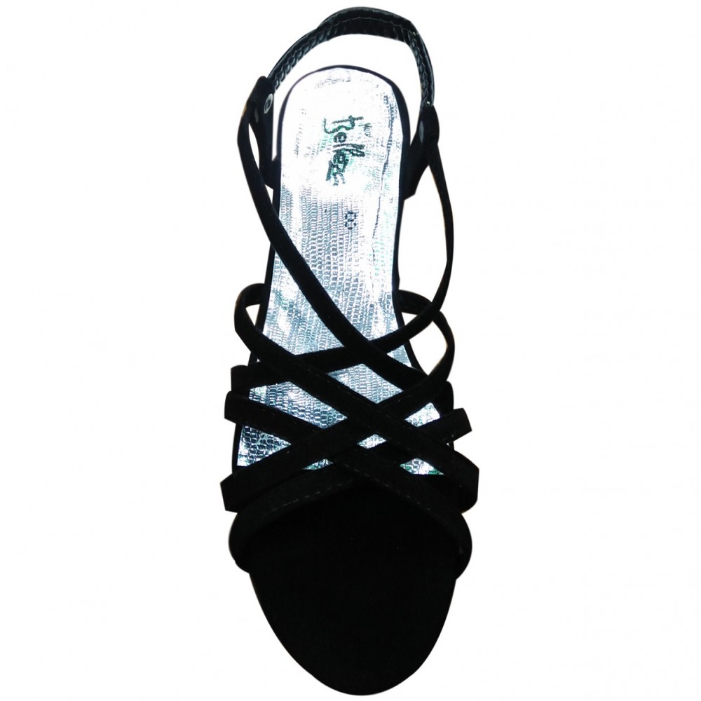 Belleza Fancy Partywear Shoes for Women - Black - 7 To 10