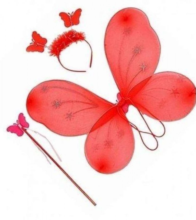 Butterfly wing, 1 x Wand, 1 x Headband