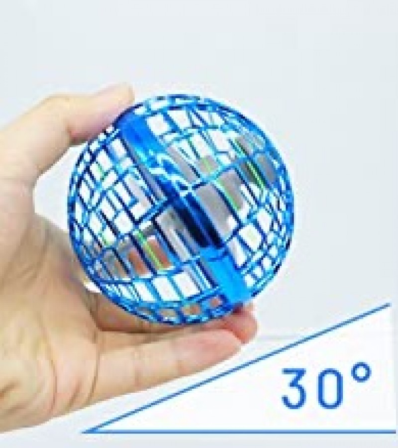 Flying Ball UFO Toy - Built-in RGB Lights Spinner 360° Rotating - Gyro Flying Hover Ball Toy